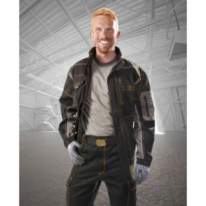 Bluza robocza VISION 01 - czarno-szary - 62