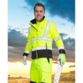 Bluza ostrzegawcza z polaru SIGNAL - żółty - M
