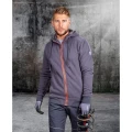 Bluza M003 - szaro-czerwony - L