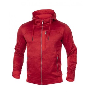 Bluza ARDON 3DBreathe melange - czerwony - 2XL