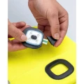 Czapka zimowa z latarką LED - pomarańczowy HiVis