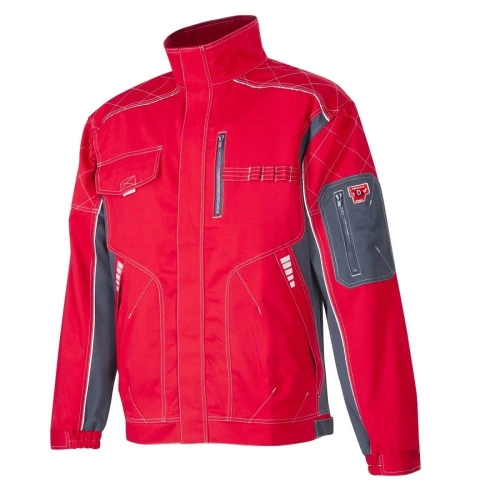 Bluza robocza VISION 01 - czerwono-szary - 60