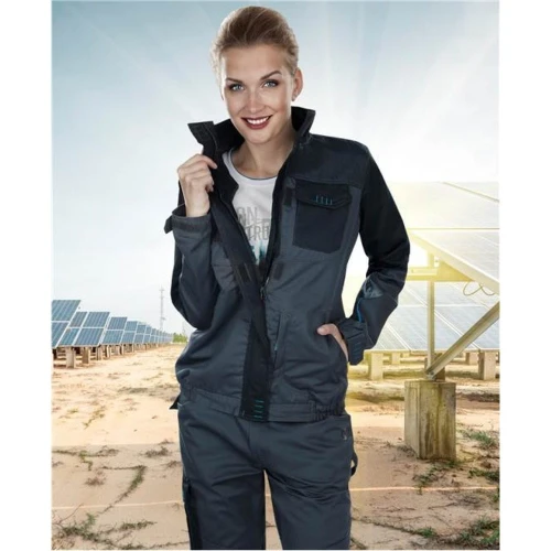 Bluza 4TECH 01 damska - szaro-czarny - 164-172cm - 40