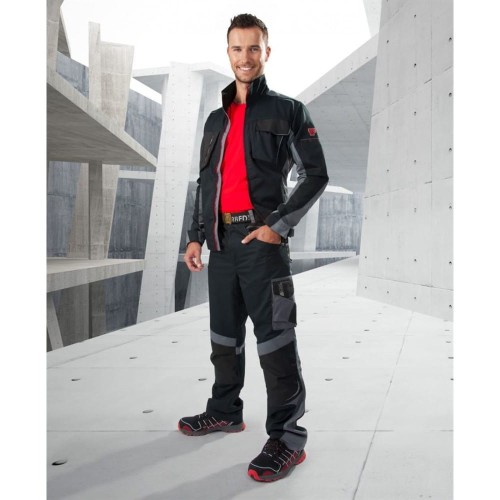 Bluza robocza R8ED+ - czarno-szary - 48 - 176-182cm