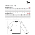 Bluza męska ESSENTIAL 406 - czarny - M