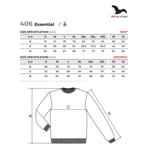 Bluza męska ESSENTIAL 406 - zielony - XL