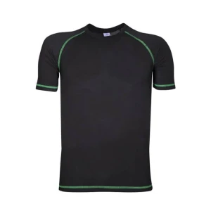 Bielizna funk. TRIP kr. rękaw - czarno-zielony - XXXL