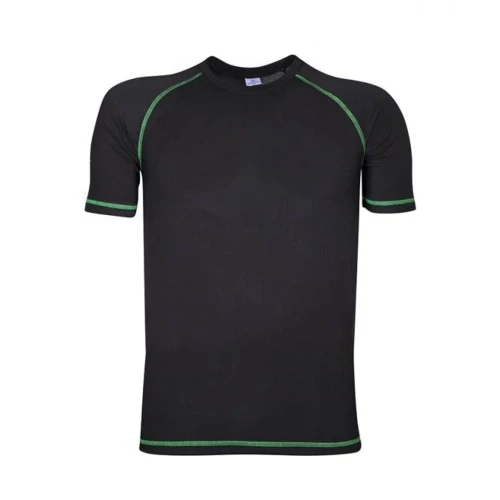 Bielizna funk. TRIP kr. rękaw - czarno-zielony - XXXL