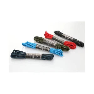 Sznurowadła okrągłe DIGGER - czerwono-czarne - 105cm