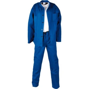 Bluza robocza i spodnie do pasa KLASIK - niebieski - 176-182cm - 66