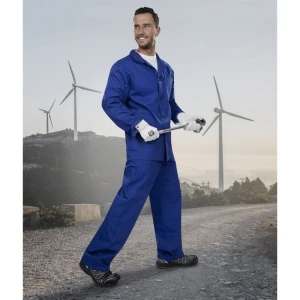 Bluza robocza i spodnie do pasa KLASIK -niebieski - 183-190cm - 58
