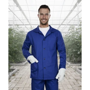 Bluza robocza i spodnie do pasa KLASIK -niebieski - 183-190cm - 60