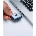 Czapka zimowa z latarką LED - czarna