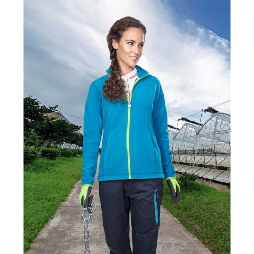 Bluza polarowa FLORET damska - jasnoniebieski - L