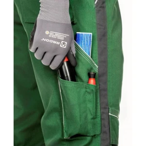 Spodnie ogrodniczki URBAN+ - zielony - 170-175cm - XL