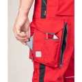 Spodnie ogrodniczki URBAN+ - jasnoczerwony - 183-190cm - L