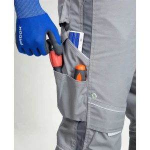 Spodnie ogrodniczki URBAN+ - szary - 170-175cm - XXL