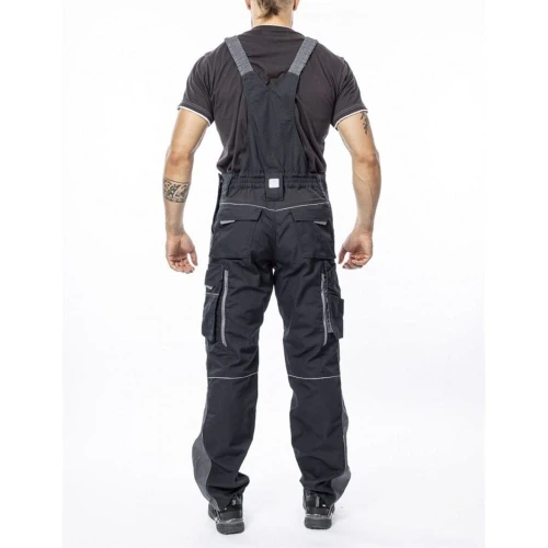 Spodnie ogrodniczki URBAN+ - czarno-szary - 183-190cm - L