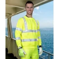 Bluza z pasami odblaskowymi REF301 HI-VIZ - zółty - XXXXL