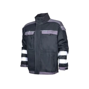 Bluza odblaskowa COOL TREND - czarno-szary - XXXL