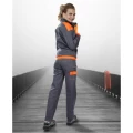 Bluza COOL TREND damska - szaro-pomarańczowy - 4XL