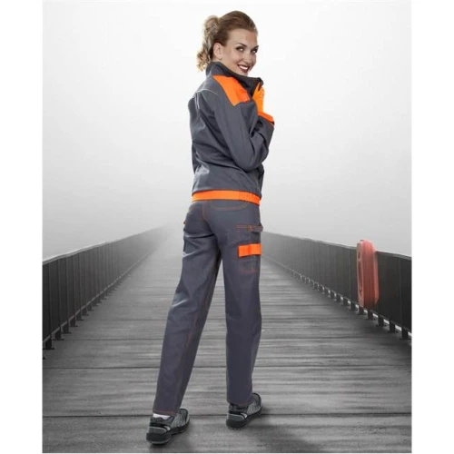 Bluza COOL TREND damska - szaro-pomarańczowy - XL