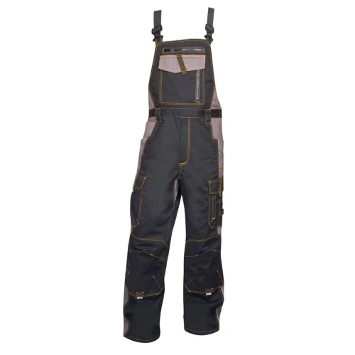 Spodnie ogrodniczki VISION 03 - czarno-szary - 183-190cm - 3XL