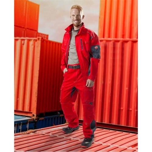 Bluza robocza VISION 01 - czerwono-szary - XXL