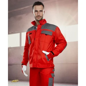 Bluza robocza 2STRONG - czerwono-szary - 56