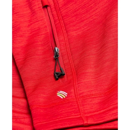 Bluza Breeffidry melange - czerwony - 3XL