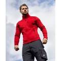Bluza Breeffidry melange - czerwony - 4XL