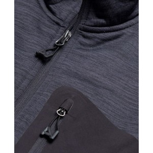 Bluza Breeffidry melange - ciemnoszary - 5XL