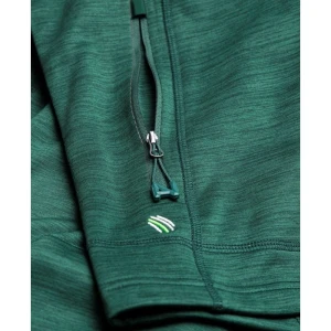 Bluza Breeffidry melange - zielony - 4XL