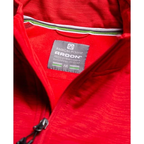 Bluza dziecięca Breeffidry melange - czerwony - 122-128