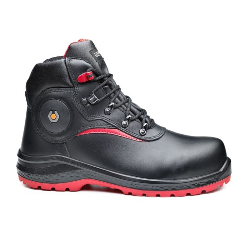 Trzewiki Be-Stone Boot S3 CR HRO - czarny/czerwony - 39