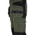 Spodnie robocze do pasa EREBOS green/black - 54