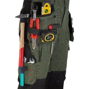 Spodnie robocze do pasa EREBOS green/black - 46