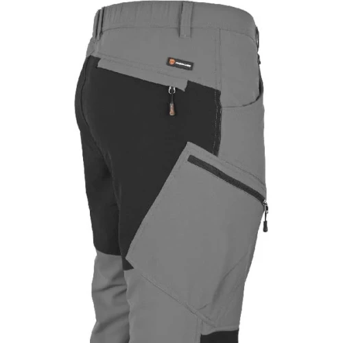 Spodnie robocze do pasa FOBOS grey/black - 46
