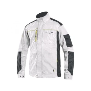 Bluza CXS STRETCH męska - biało-szary - 56