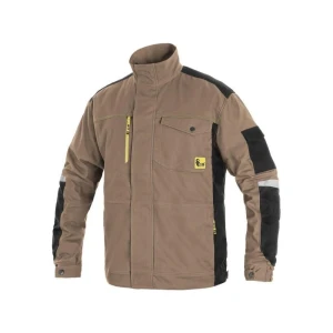 Bluza CXS STRETCH męska - beżowo-czarny - 56