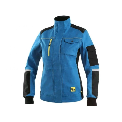 Bluza CXS STRETCH damska - średnioniebiesko-czarny - 44