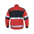 Bluza CXS LUXY BRIGHT męska - czerwono-czarny - 46