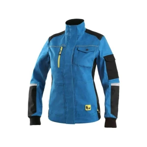 Bluza CXS STRETCH damska - średnioniebiesko-czarny - 46
