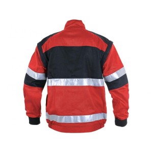 Bluza CXS LUXY BRIGHT męska - czerwono-czarny - 54