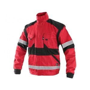 Bluza CXS LUXY BRIGHT męska - czerwono-czarny - 58