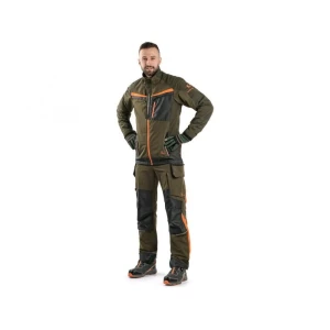 Bluza CXS NAOS męska HV pomarańcz. elem. - zielony - 52