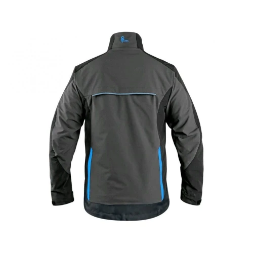 Bluza CXS NAOS męska HV niebieskie elem. - szaro-czarny - 56