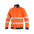 Bluza CXS HALIFAX męska ostrzeg. z siatką - pomarańczowo-niebieski - 56