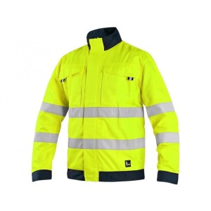 Bluza CXS HALIFAX męska ostrzeg. z siatką - żółto-niebieski - 54