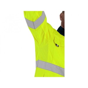 Bluza CXS HALIFAX męska ostrzeg. z siatką - żółto-niebieski - 58